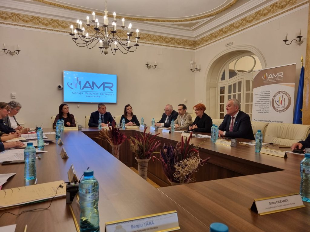 Întâlnire între reprezentanții structurilor asociative din România și domnul Nicolas Schmit, Comisarul European pentru Locuri de Muncă și Drepturi Sociale.